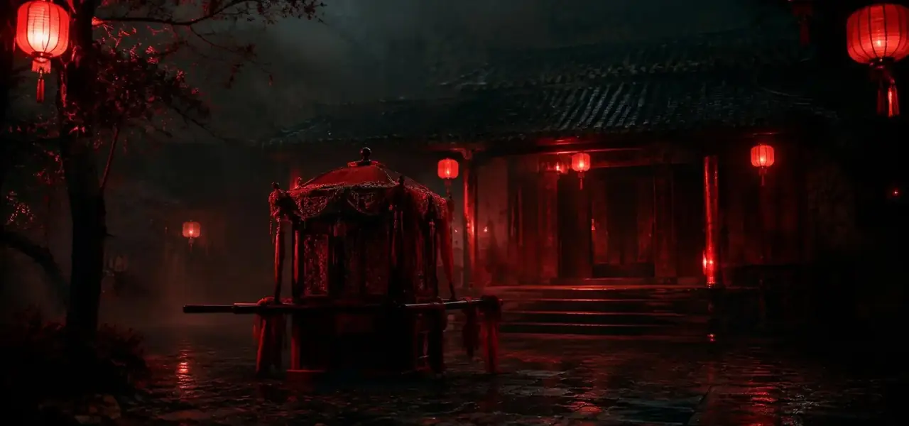 短剧资源库 - 诡嫁 短剧资源库推荐《诡嫁》悬疑短剧主视觉